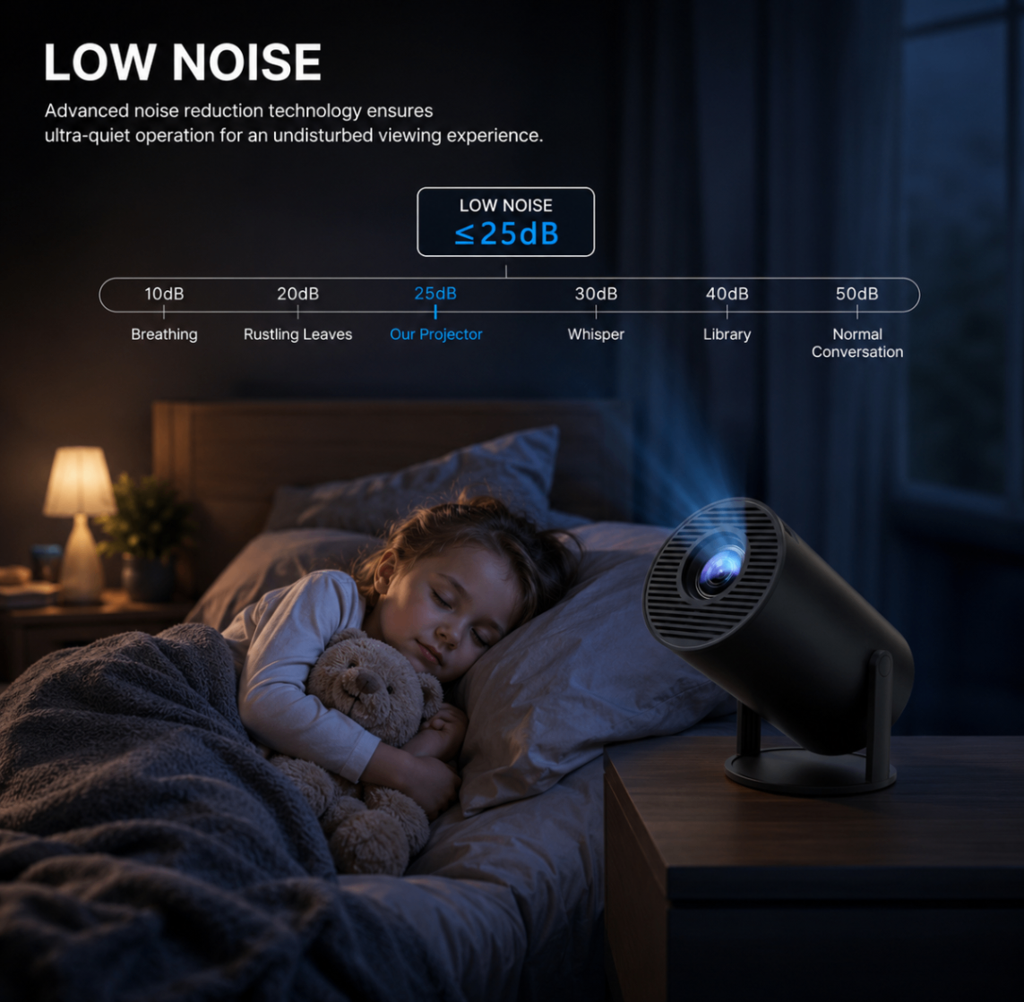 Quiet bedroom viewing